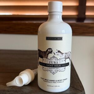 Beekman 1802 New Pure Goat Milk Hand & Body Wash 12.5 Ozs Fragrance Fee